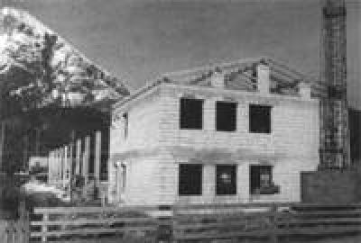 Bau des Haas Hagebaumarkts